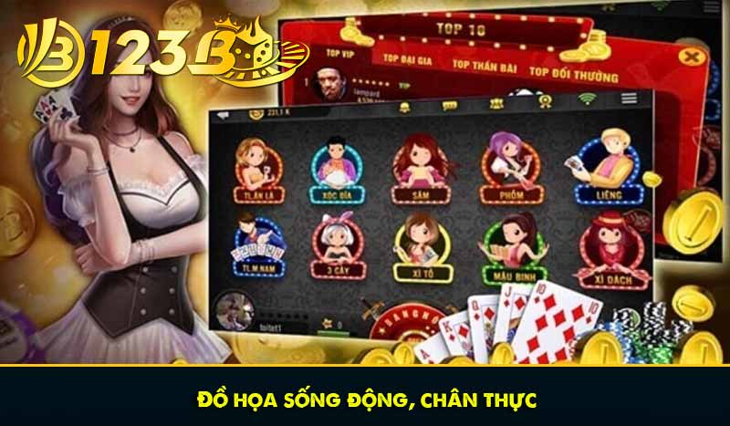 Đồ họa sống động, chân thực